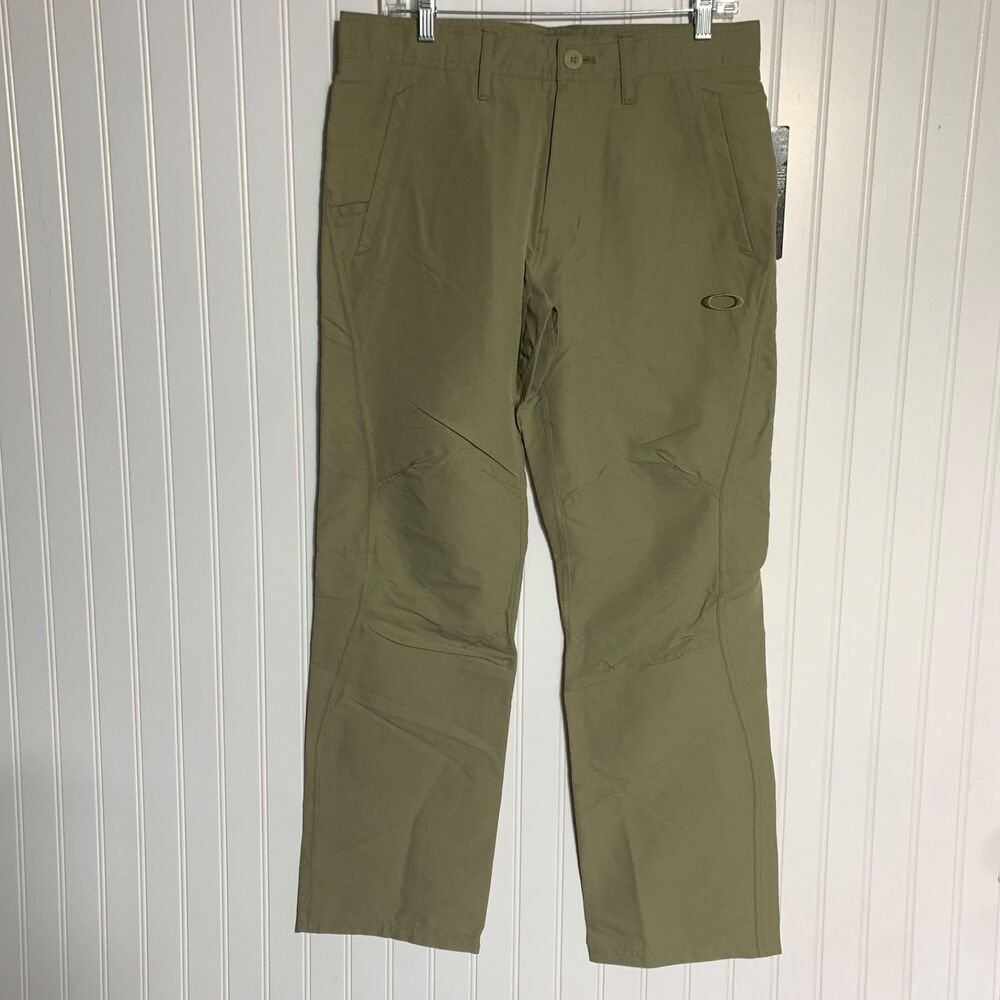 Oakley‎ Pants Mens Size 32 Lightweight Trail Pants Hydrofree Casual Kelp DS